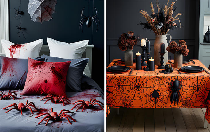 Halloween Ideas for Your Living Room, Bedroom and Kitchen Area